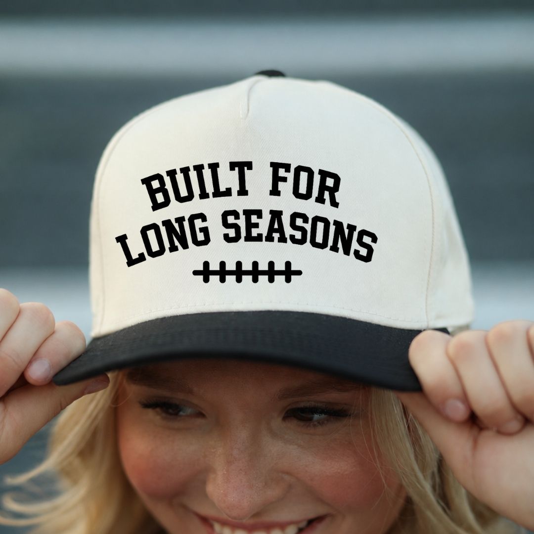 Built for Long Seasons Football Hat