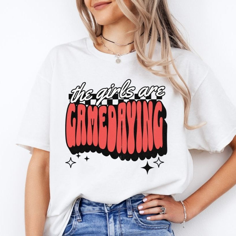 The Girls are Gamedaying Comfort Colors Tee