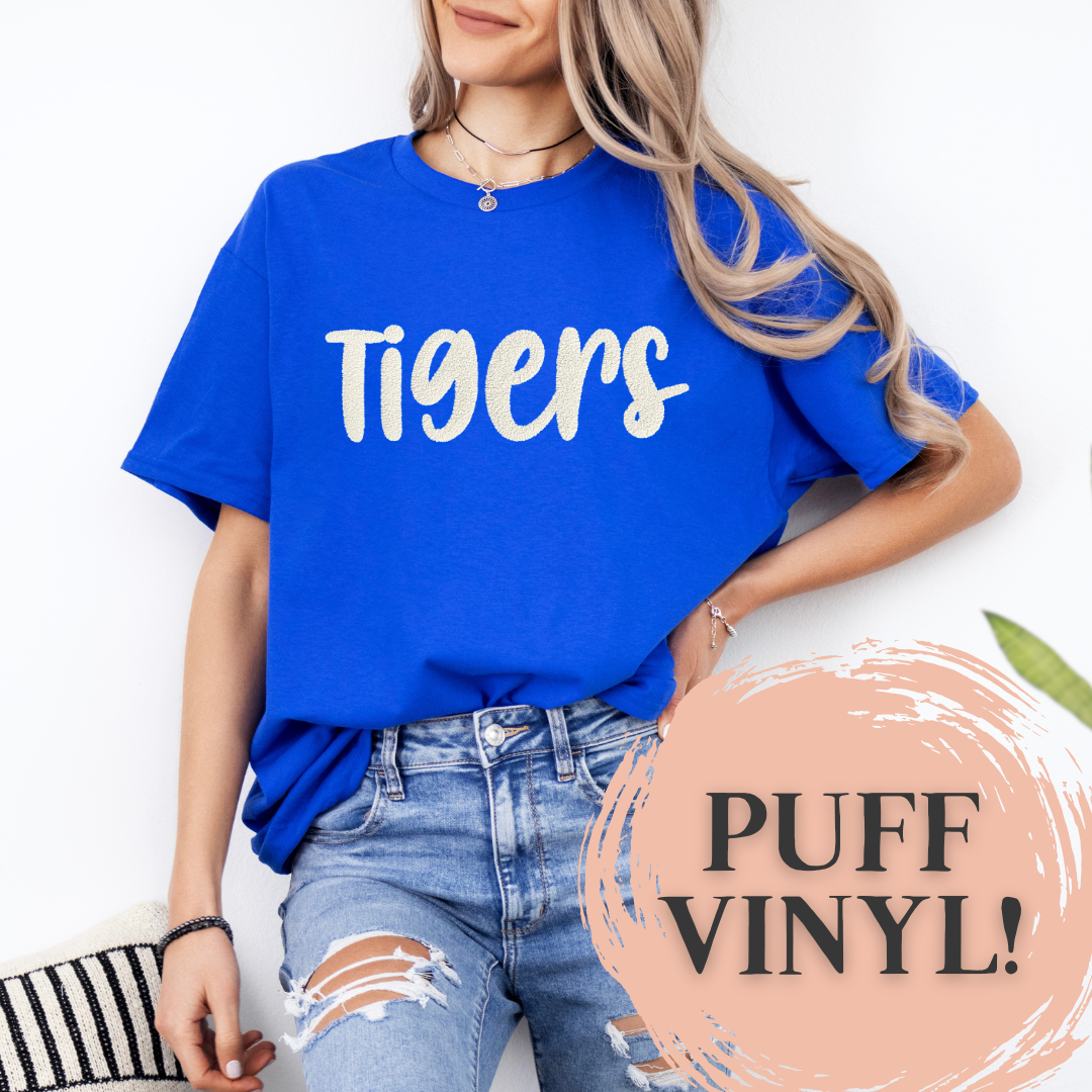 Custom Puff Vinyl Tee