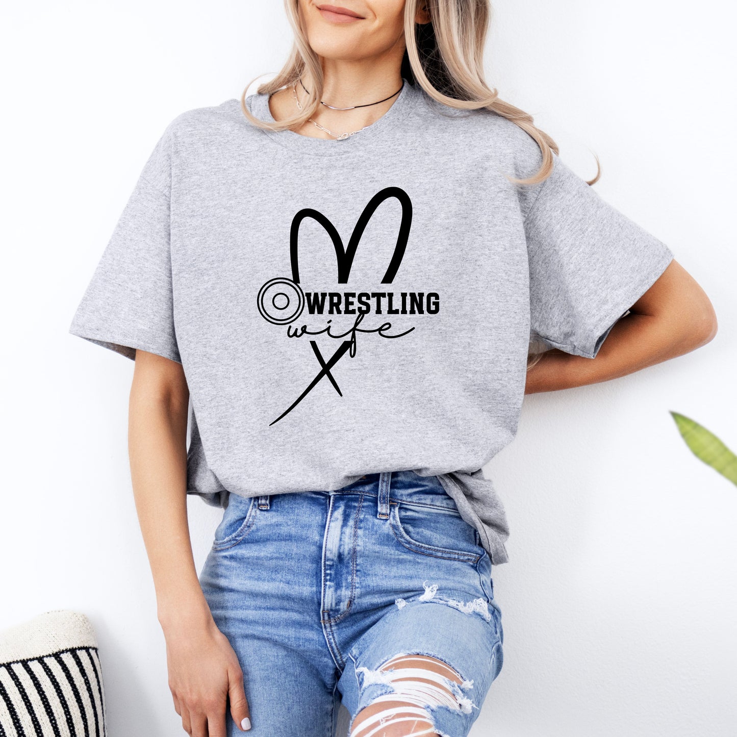 Heart Coach Wife Tee (Choose Your Sport)