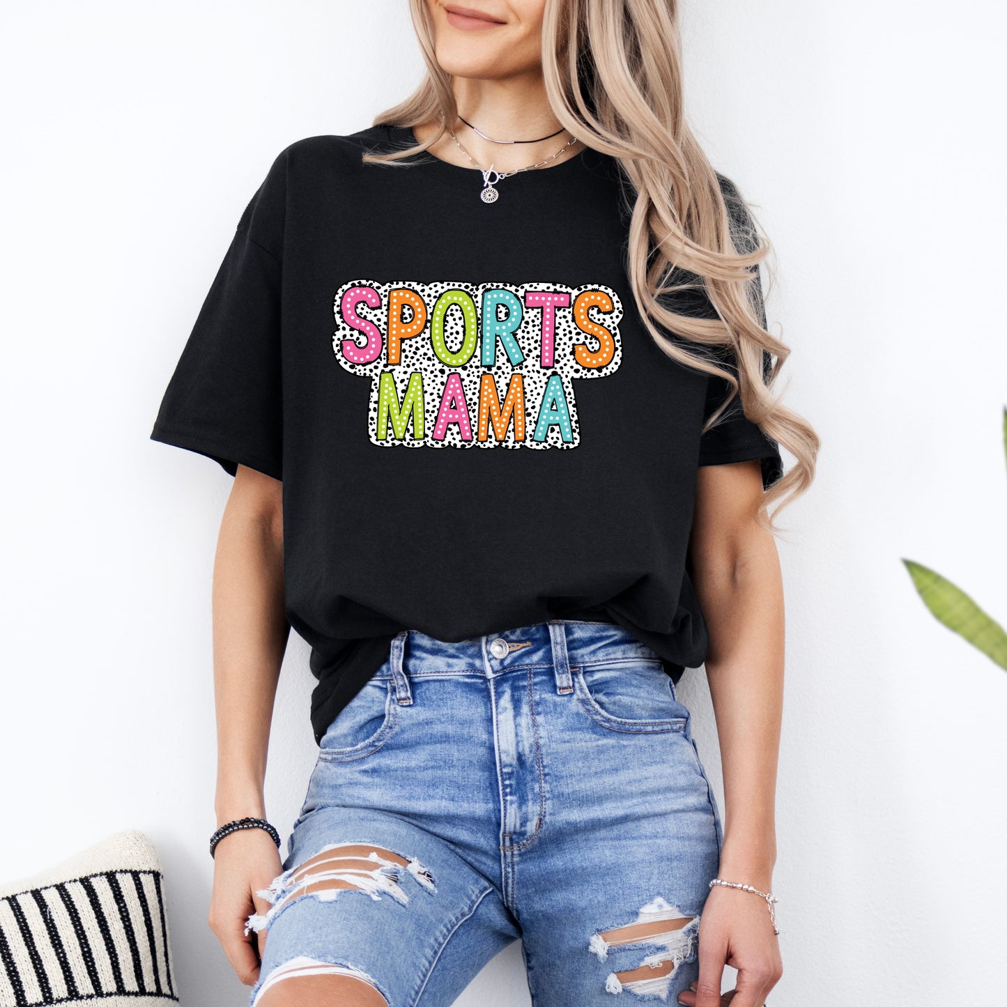 Sports Mama Rainbow Tee