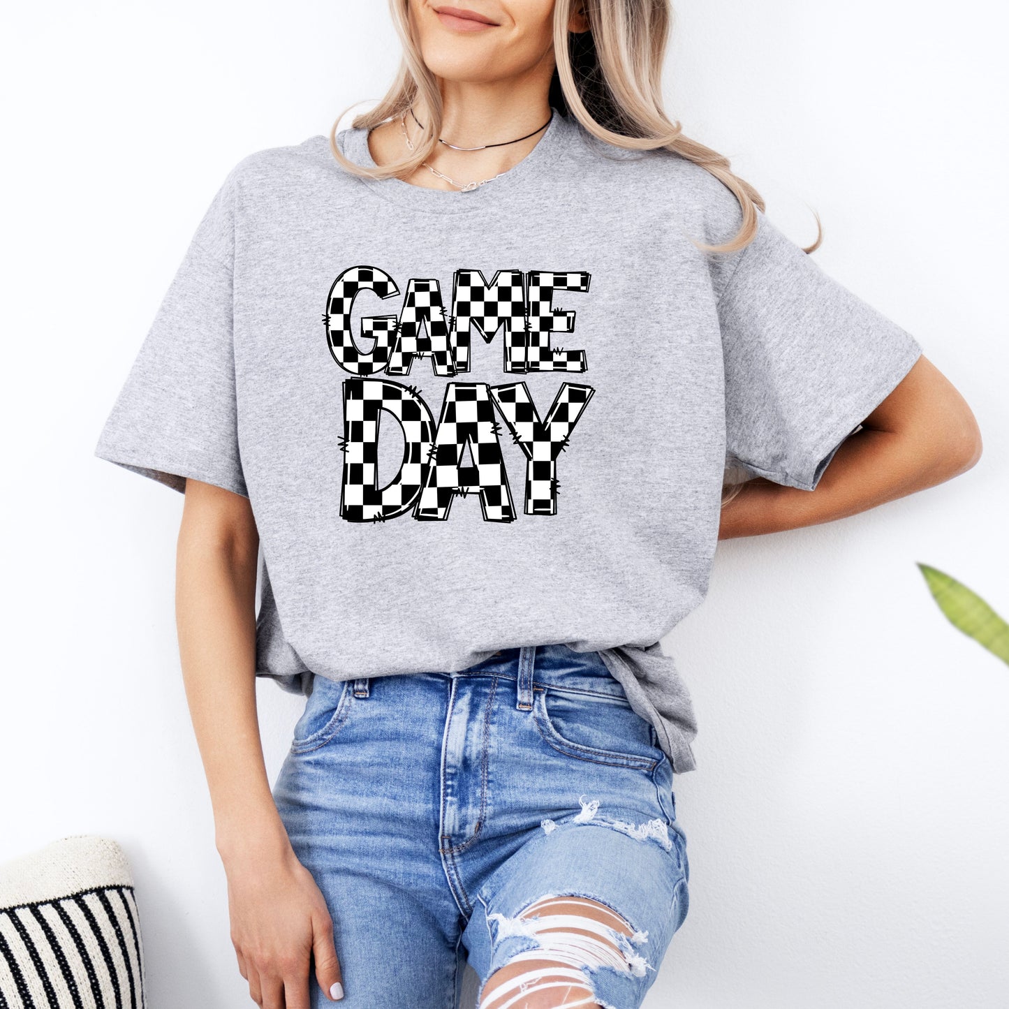 Checkered Game Day Tee