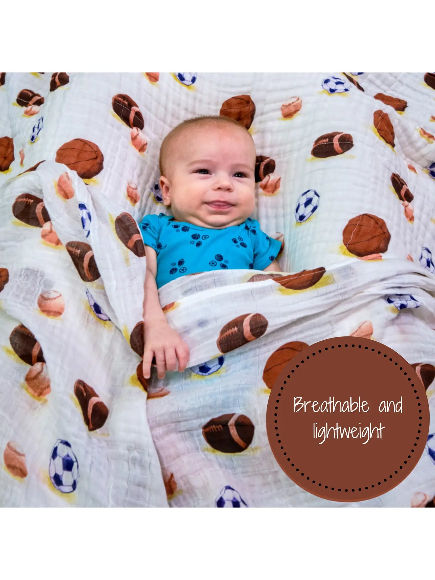Sports Baby Swaddle Blanket