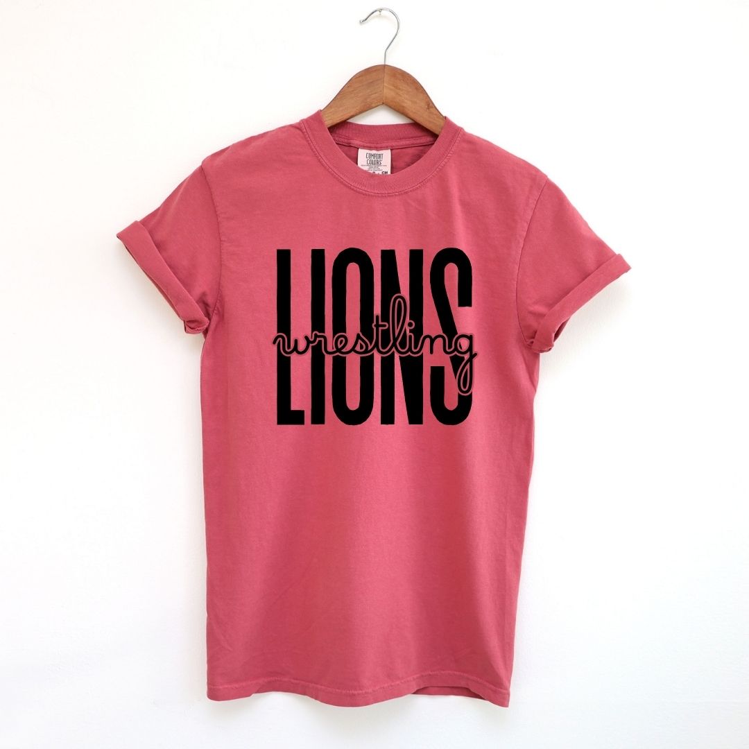 Custom Mascot Wrestling Tee