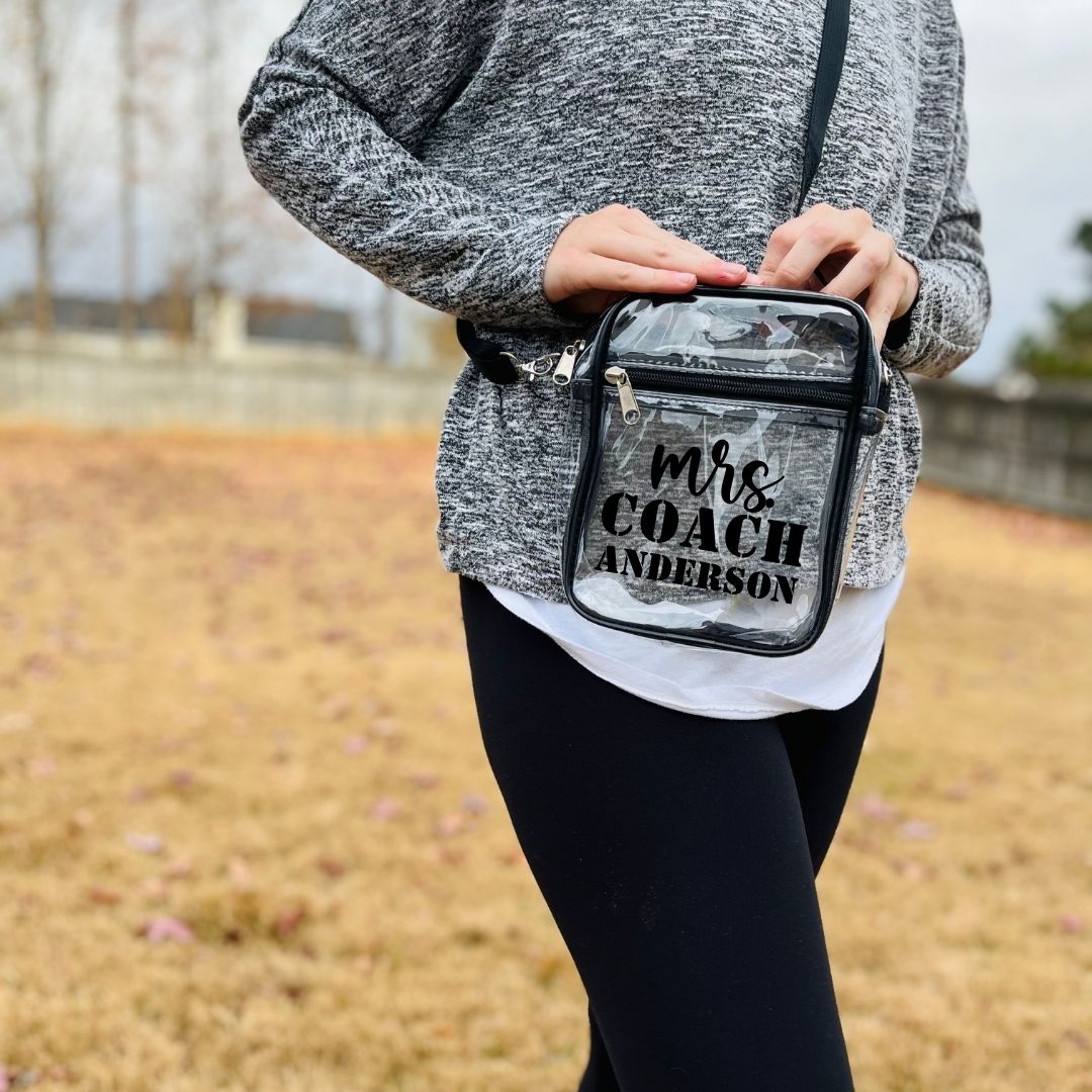 Custom Mrs. Coach Crossbody Purse