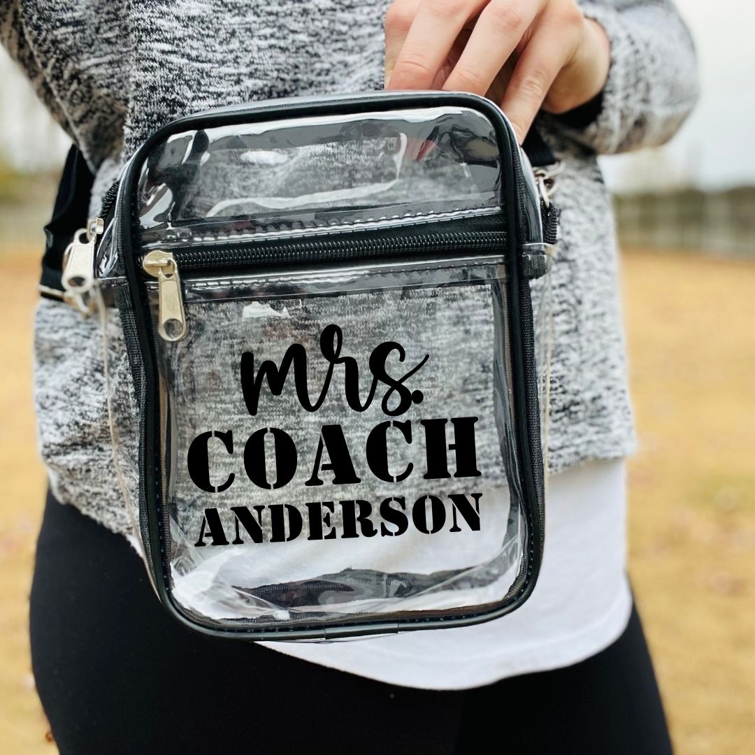 Custom Mrs. Coach Crossbody Purse
