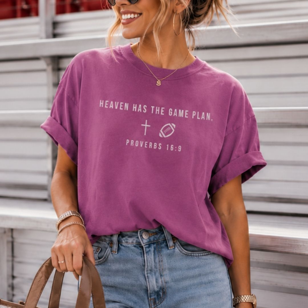 Heaven Has the Game Plan Tee