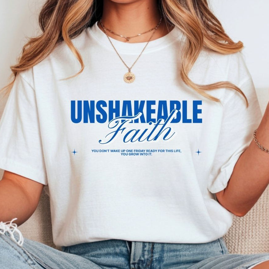 Unshakable Faith Friday Night Wives Tee