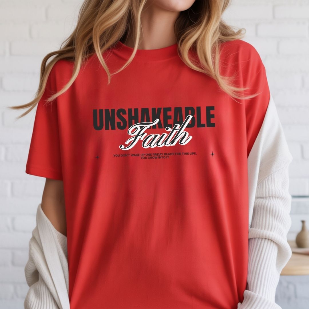 Unshakable Faith Friday Night Wives Tee
