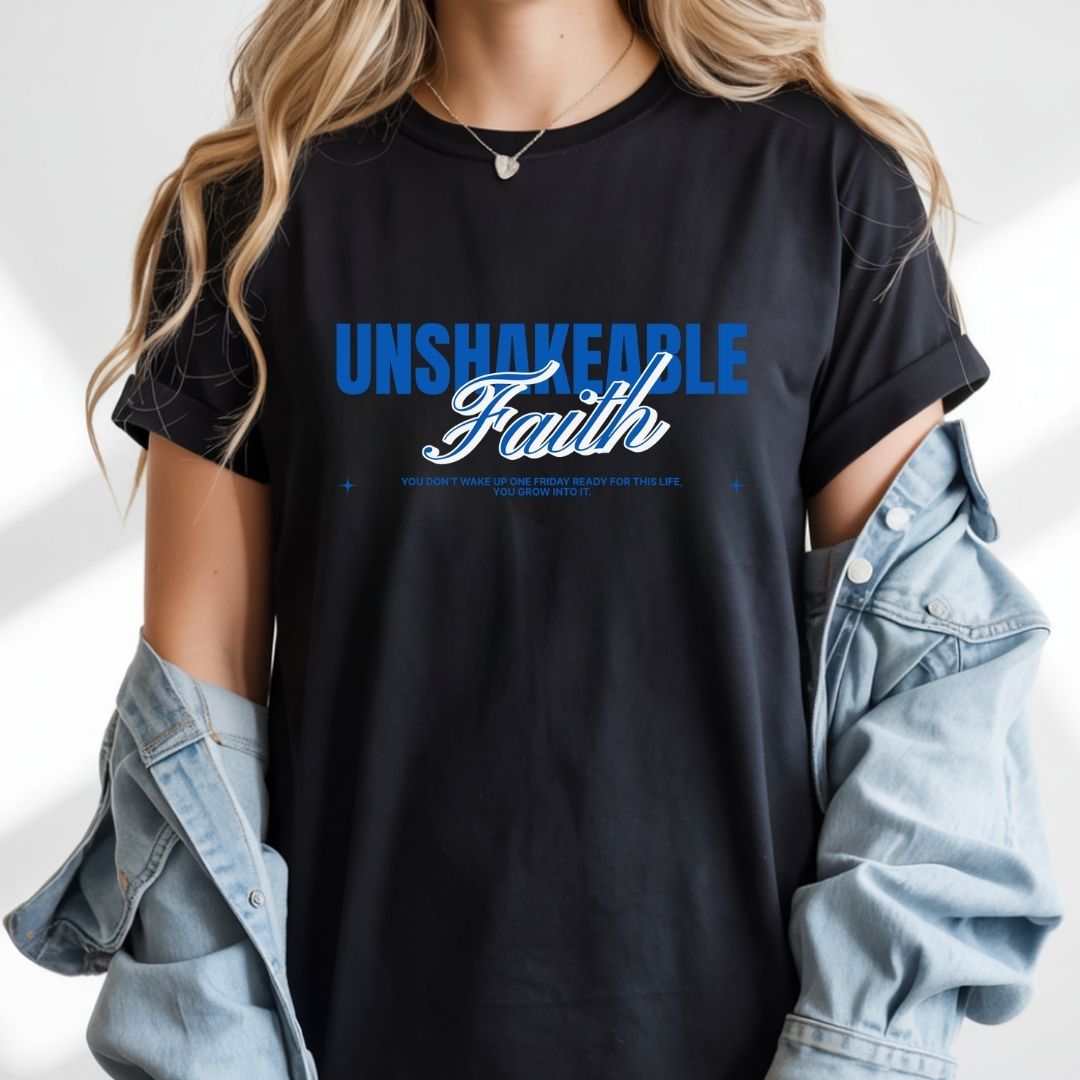 Unshakable Faith Friday Night Wives Tee