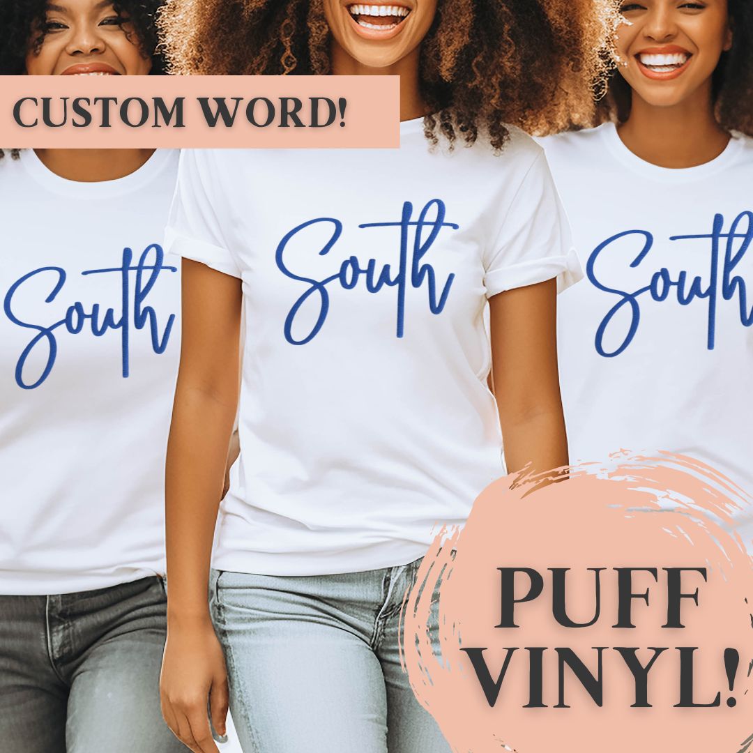 Custom Bulk Puff Print T-Shirts ($14 Each)