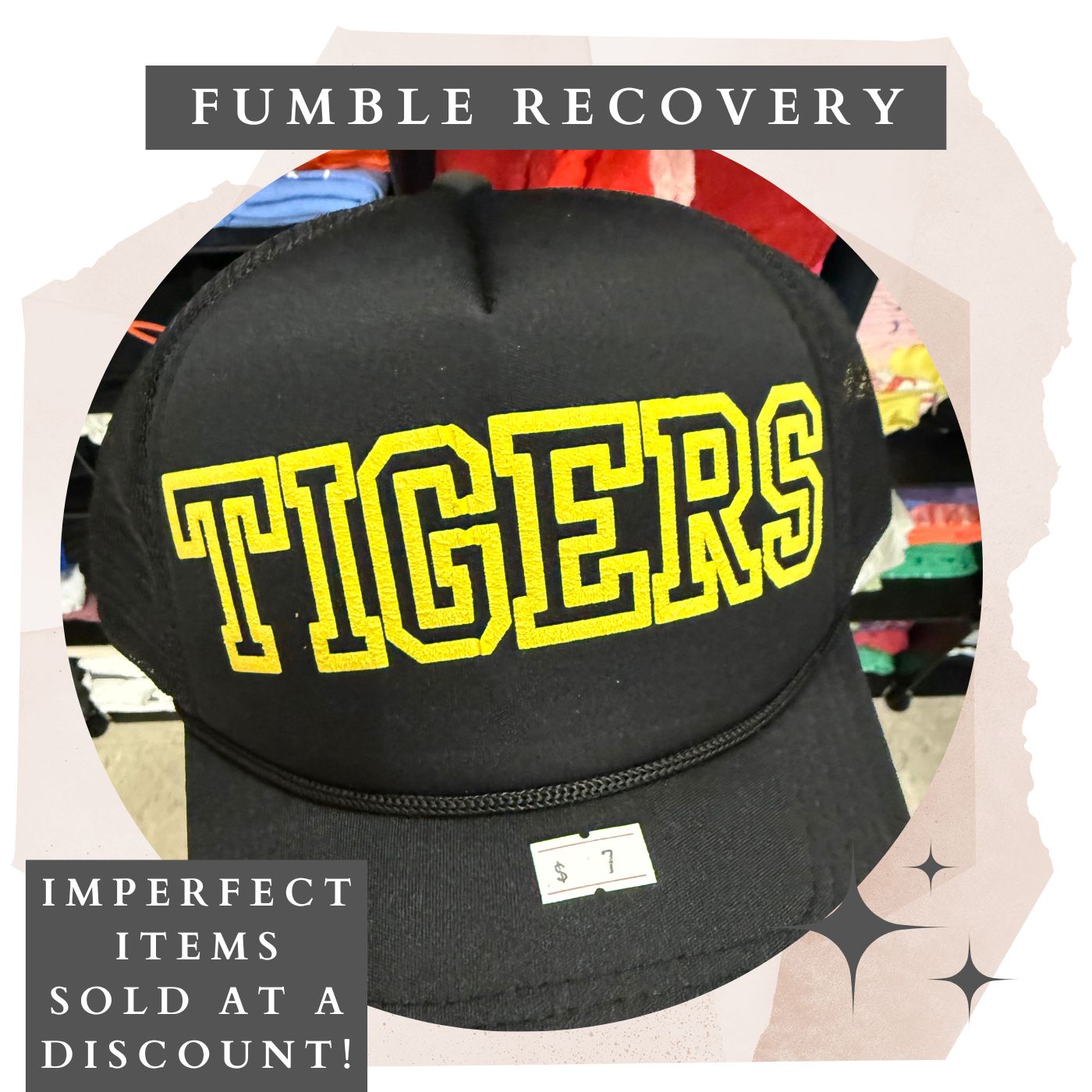 Fumble Recovery: Tigers Puff Hat