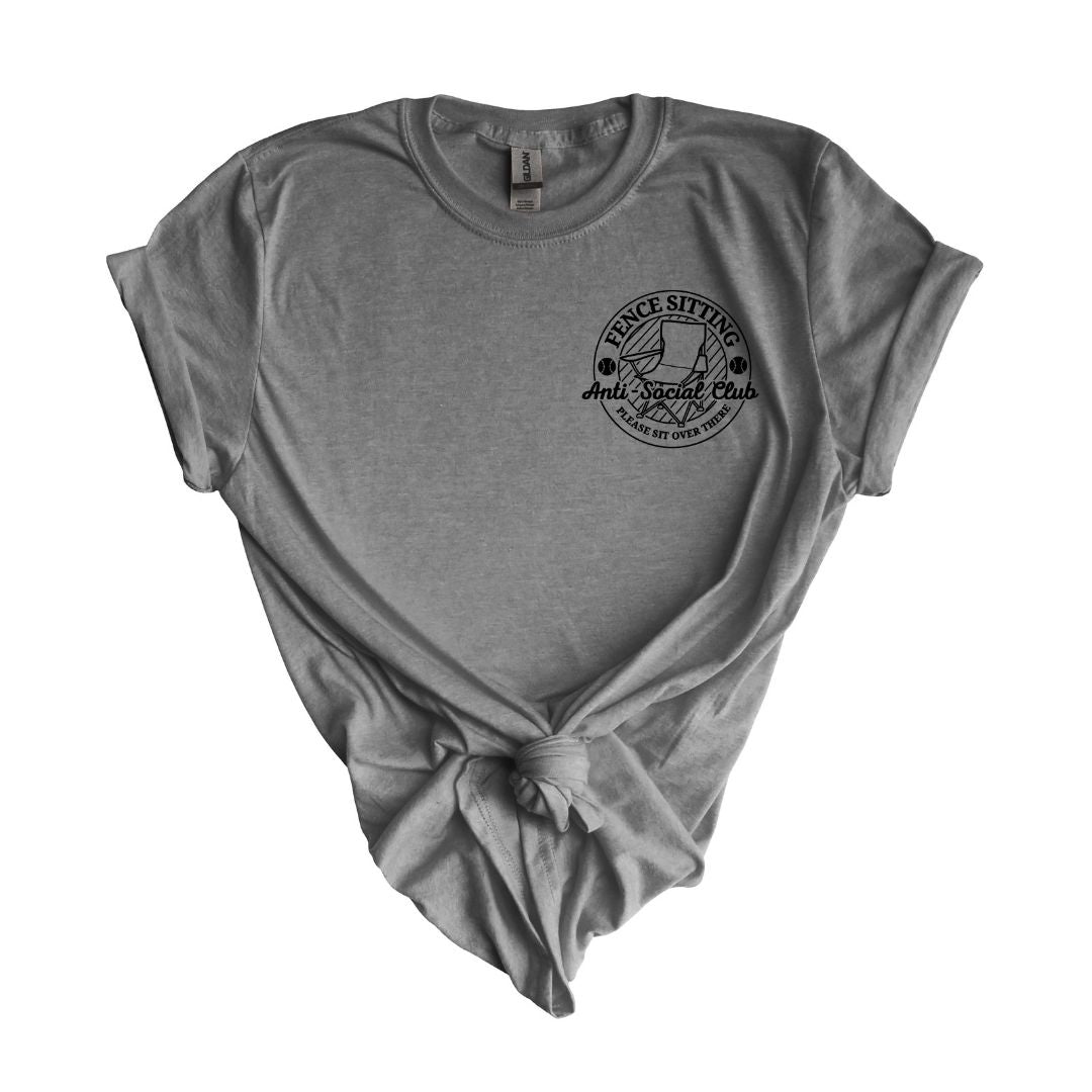 Fence Sitting Anti-Social Club Tee