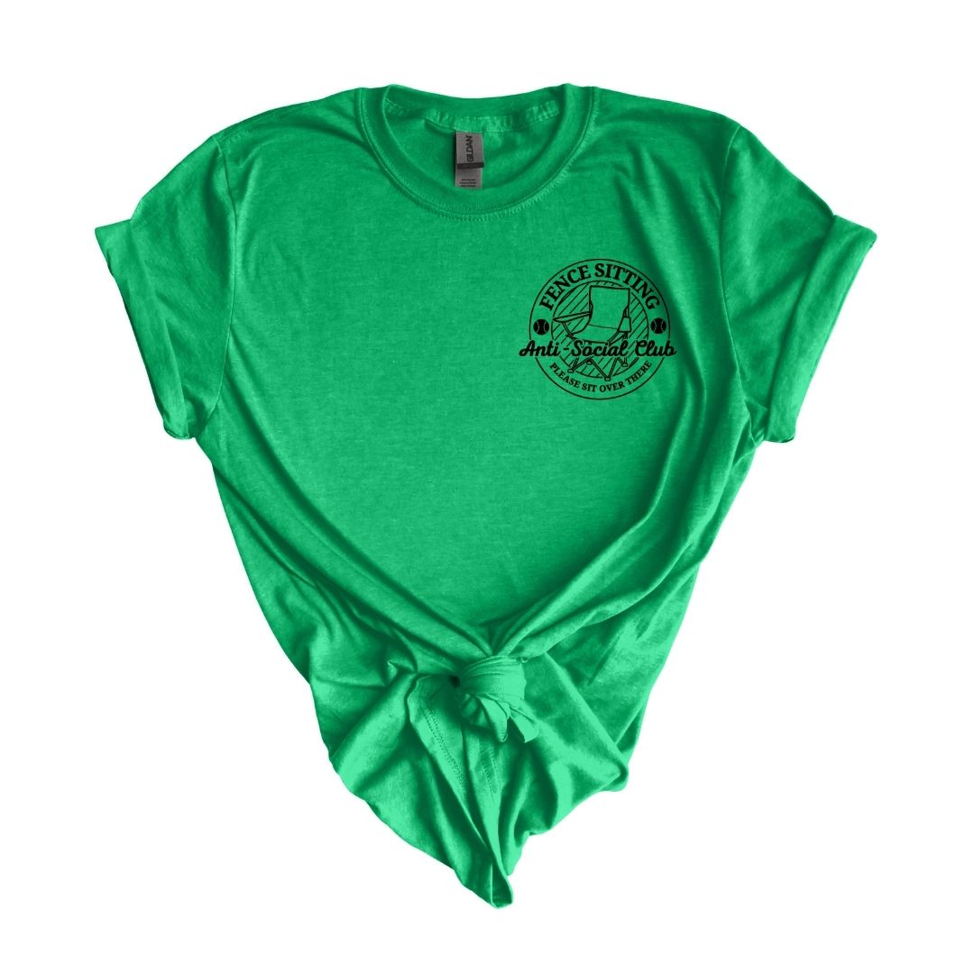 Fence Sitting Anti-Social Club Tee
