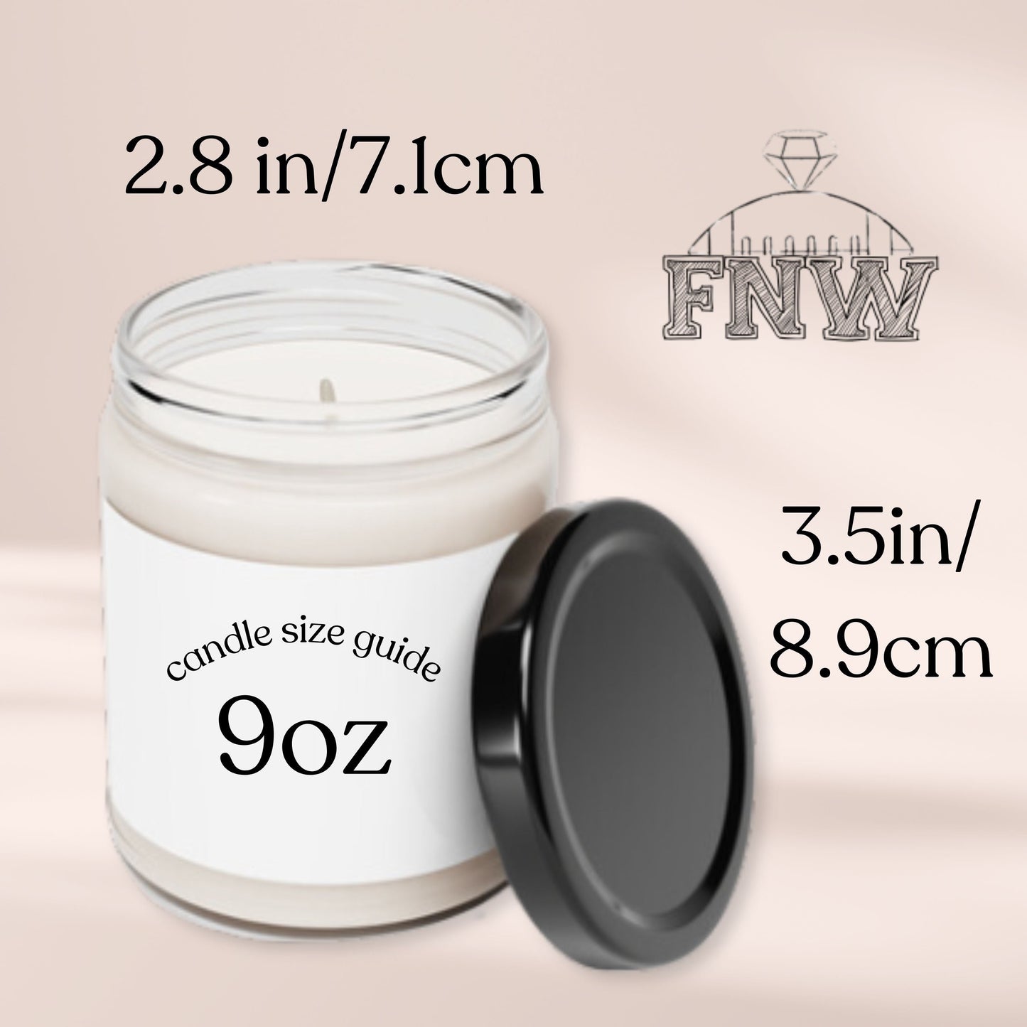 Smells like the "Opposite of Sports Gear" 9 oz Candle {Choose Your Sport}