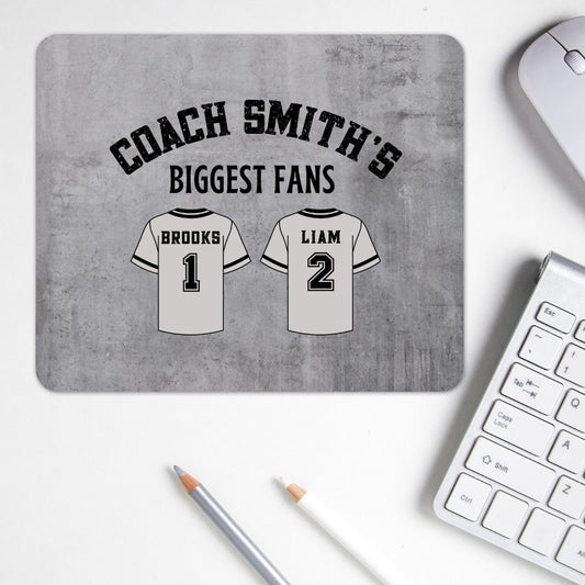 Dad Baseball Coach Mousepad- Coach Gift Idea