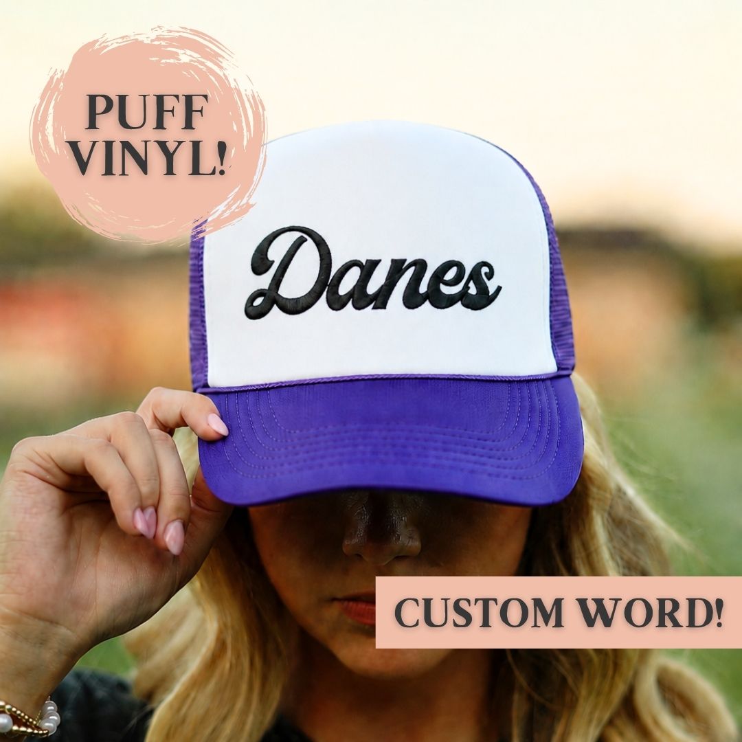 Custom Puff Trucker Hat