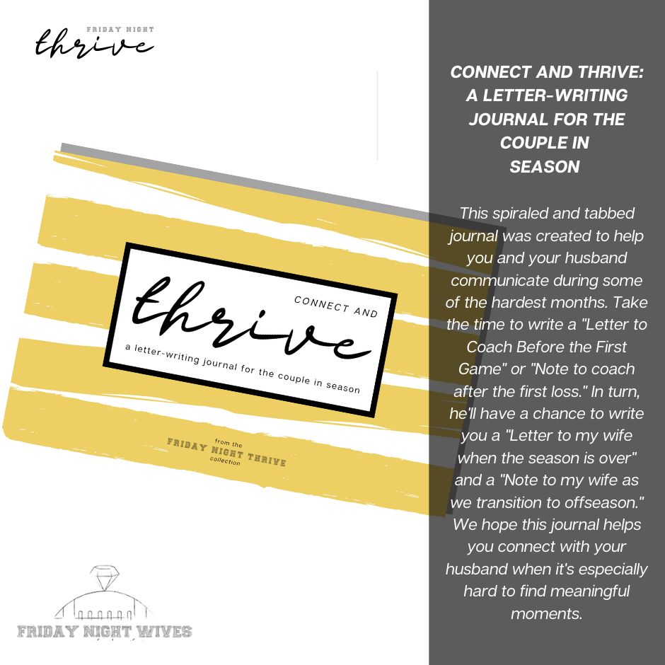 CONNECT & THRIVE: A Letter Writing Journal for the Couple in Season