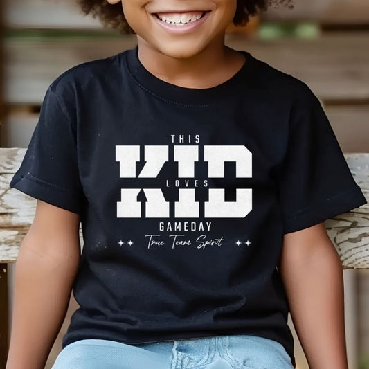 This KID Loves Gameday Kids Tee