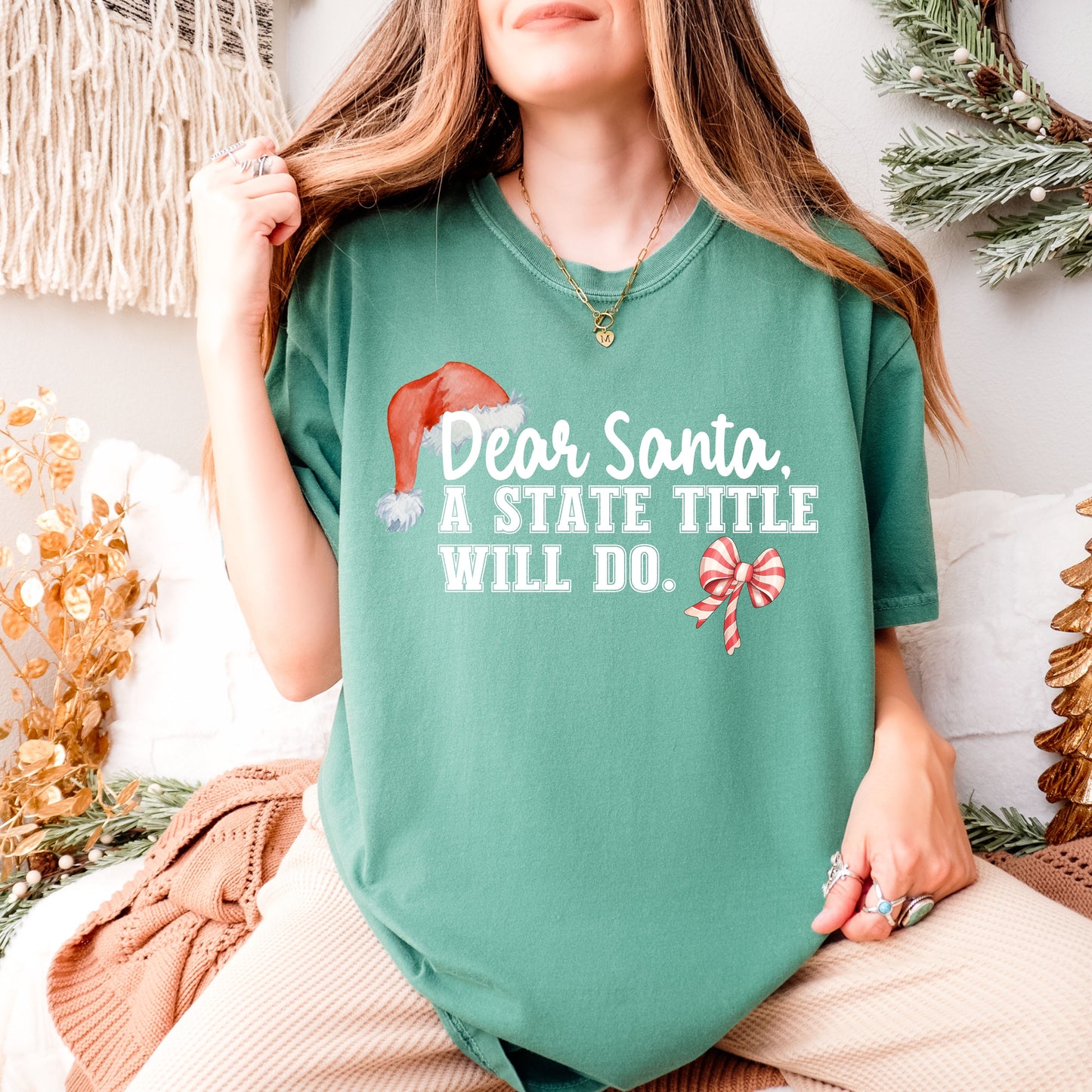 A State Title Will Do...Christmas Tee