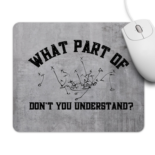 Funny Football Coach Mousepad