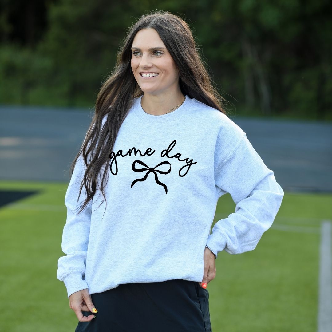 Game Day Bow Sweatshirt
