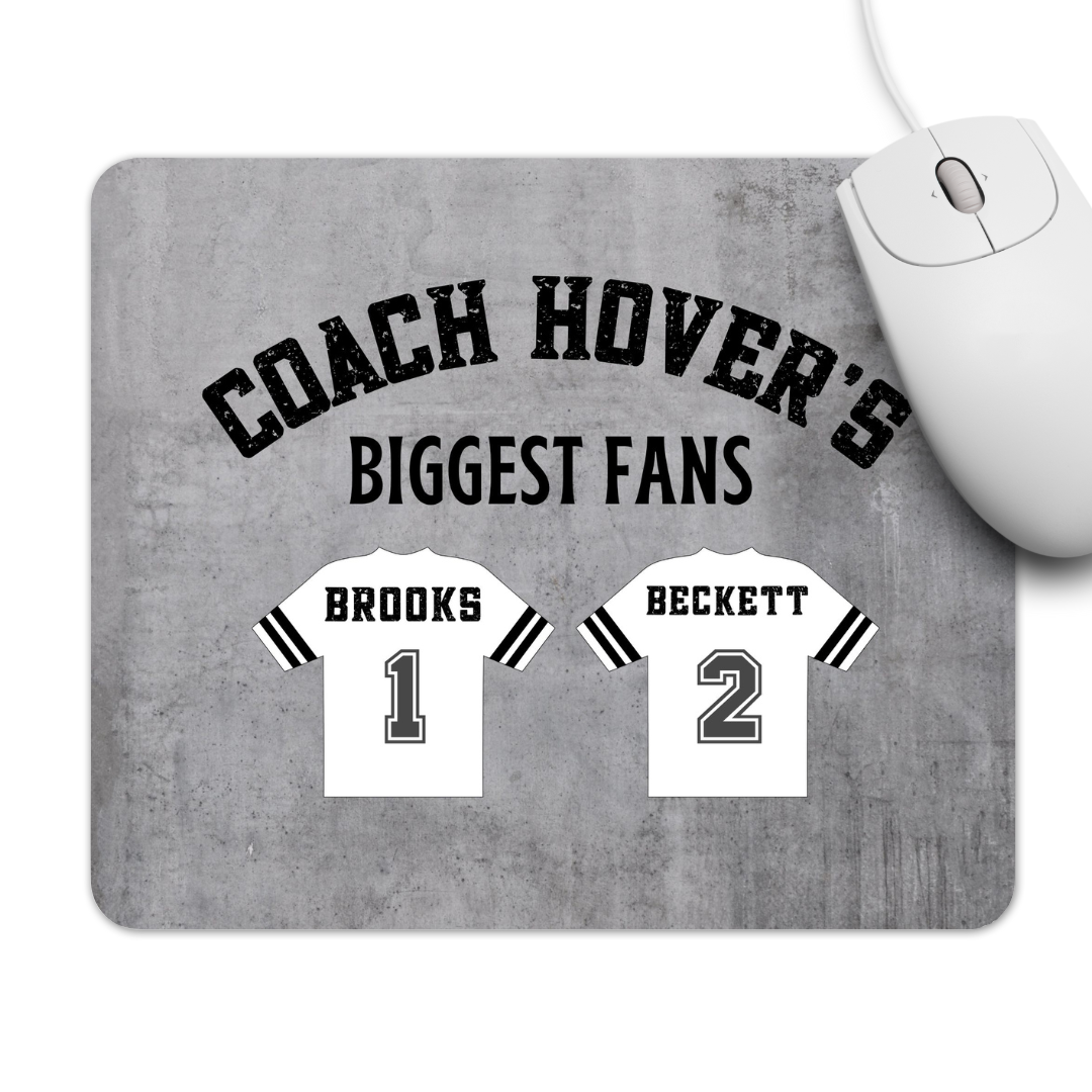 Dad Football Coach Mousepad- Start of Season Coach Gift Idea