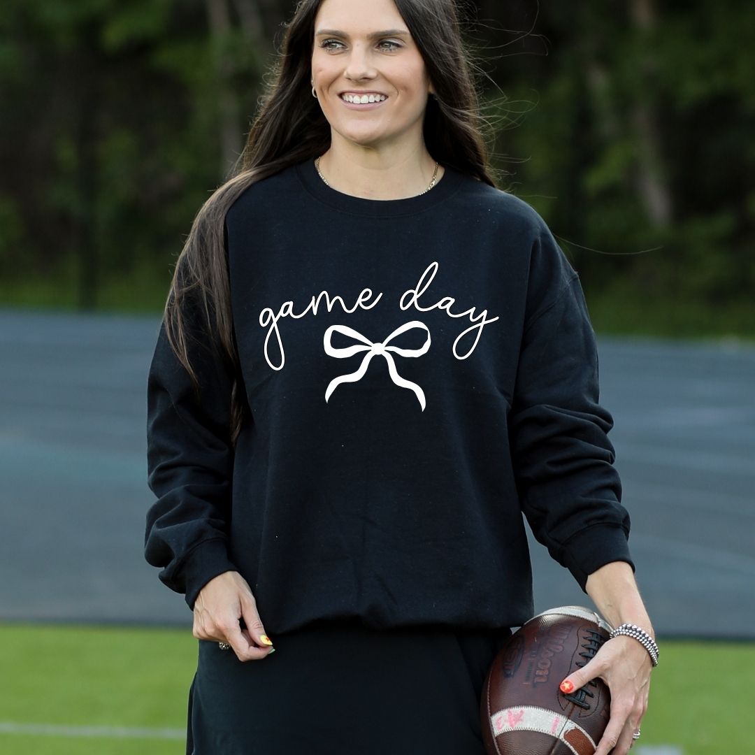 Game Day Bow Sweatshirt