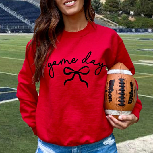Game Day Bow Sweatshirt