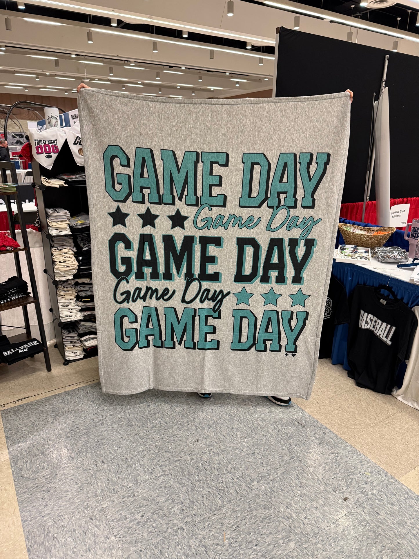 Game Day Sweatshirt Blanket