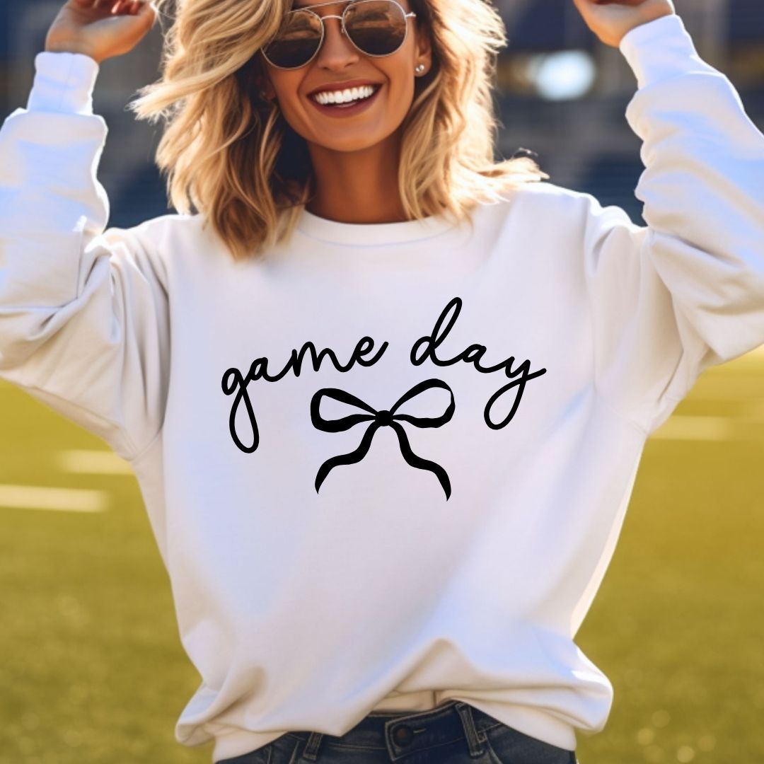 Game Day Bow Sweatshirt