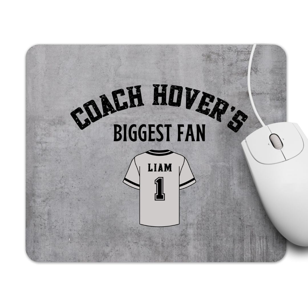 Dad Baseball Coach Mousepad- Coach Gift Idea