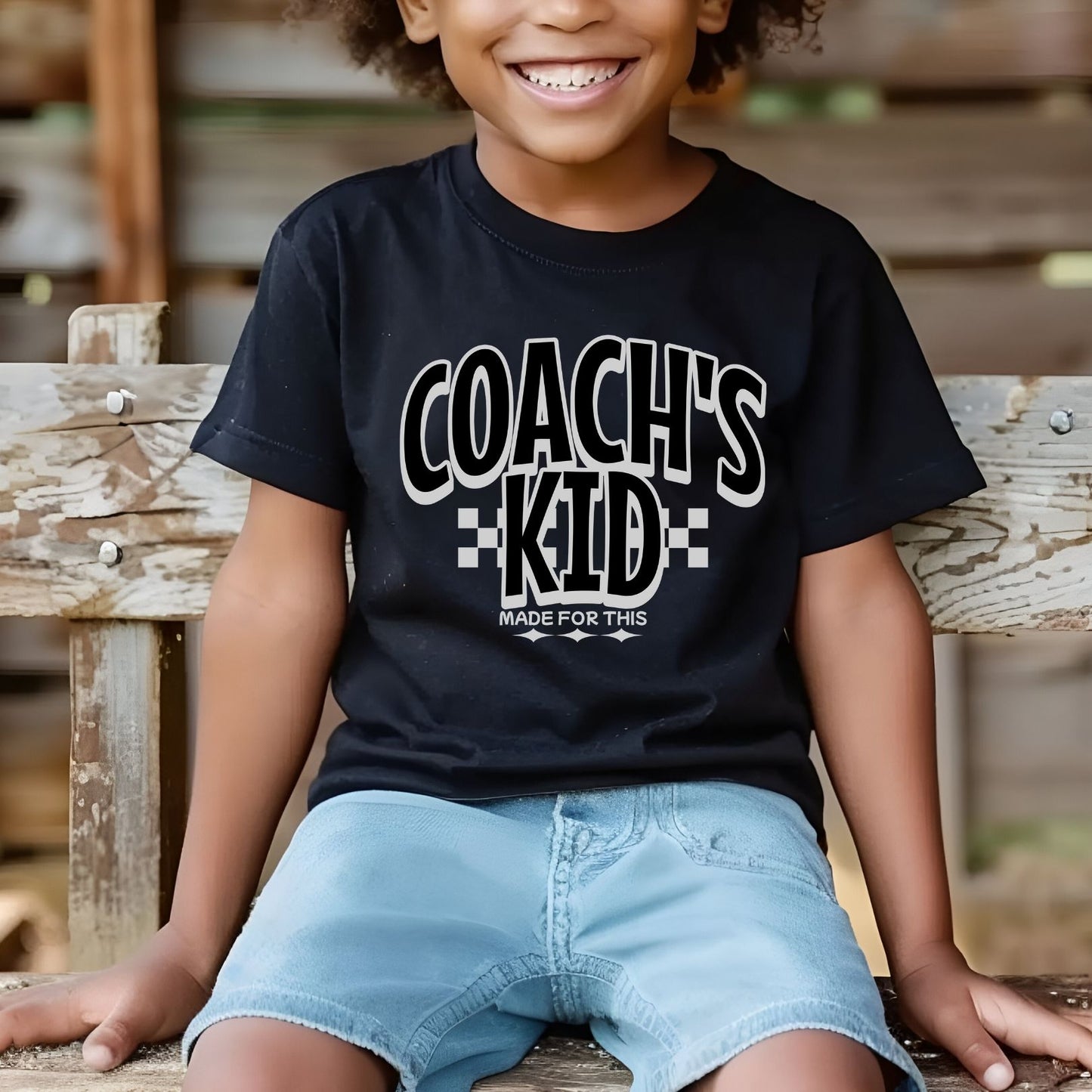 Coach's Kid: Made for This Kids Tee
