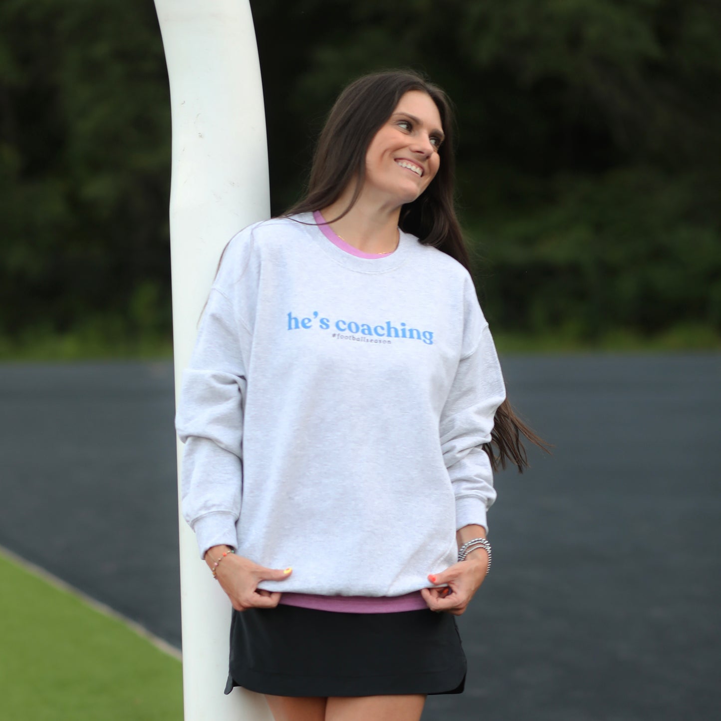 He’s Coaching Sweatshirt