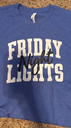 Friday Night Lights Tee: Medium