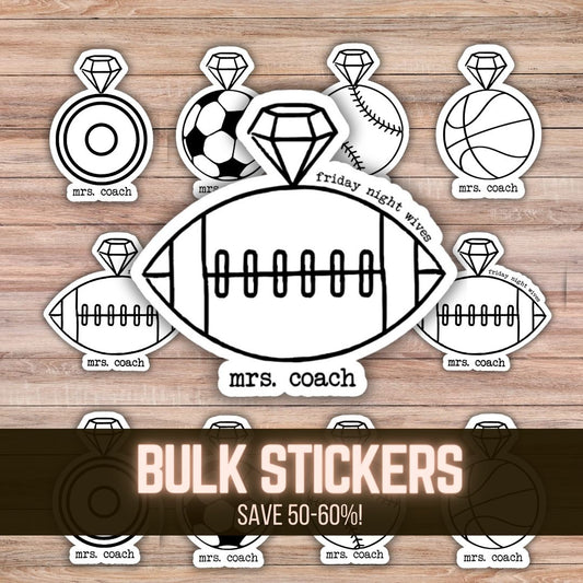 *BULK* FNW Logo Sticker (Choose Your Sport)