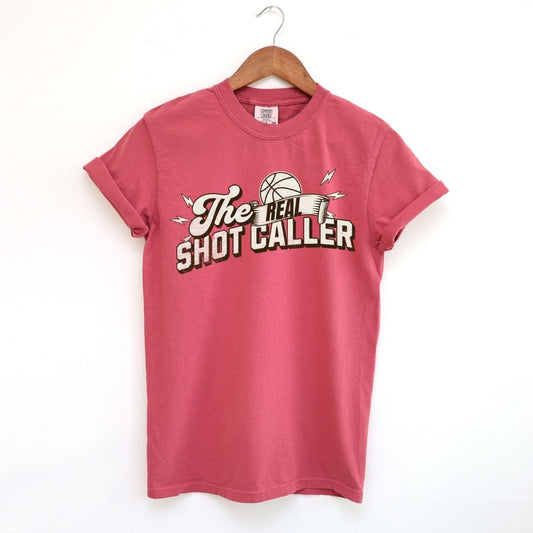 The Real Shot Caller Basketball Tee