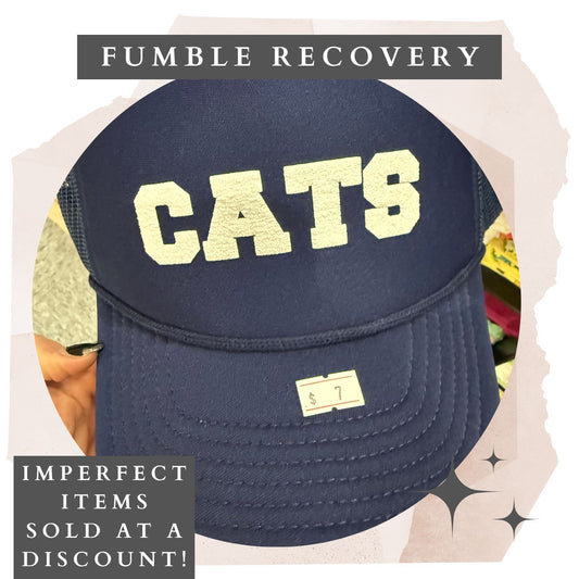 Fumble Recovery: Cats Puff Hat