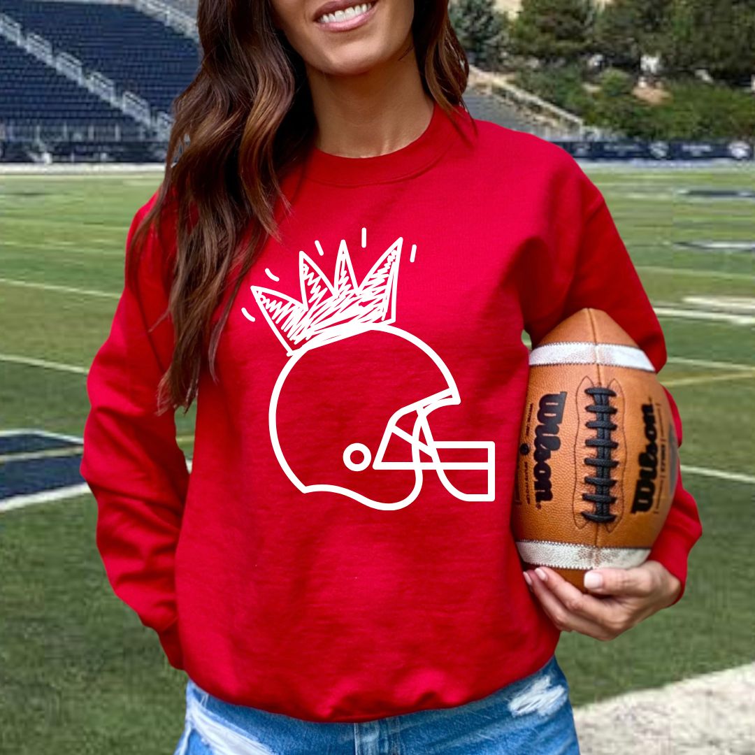 Crown Helmet Crewneck Sweatshirt