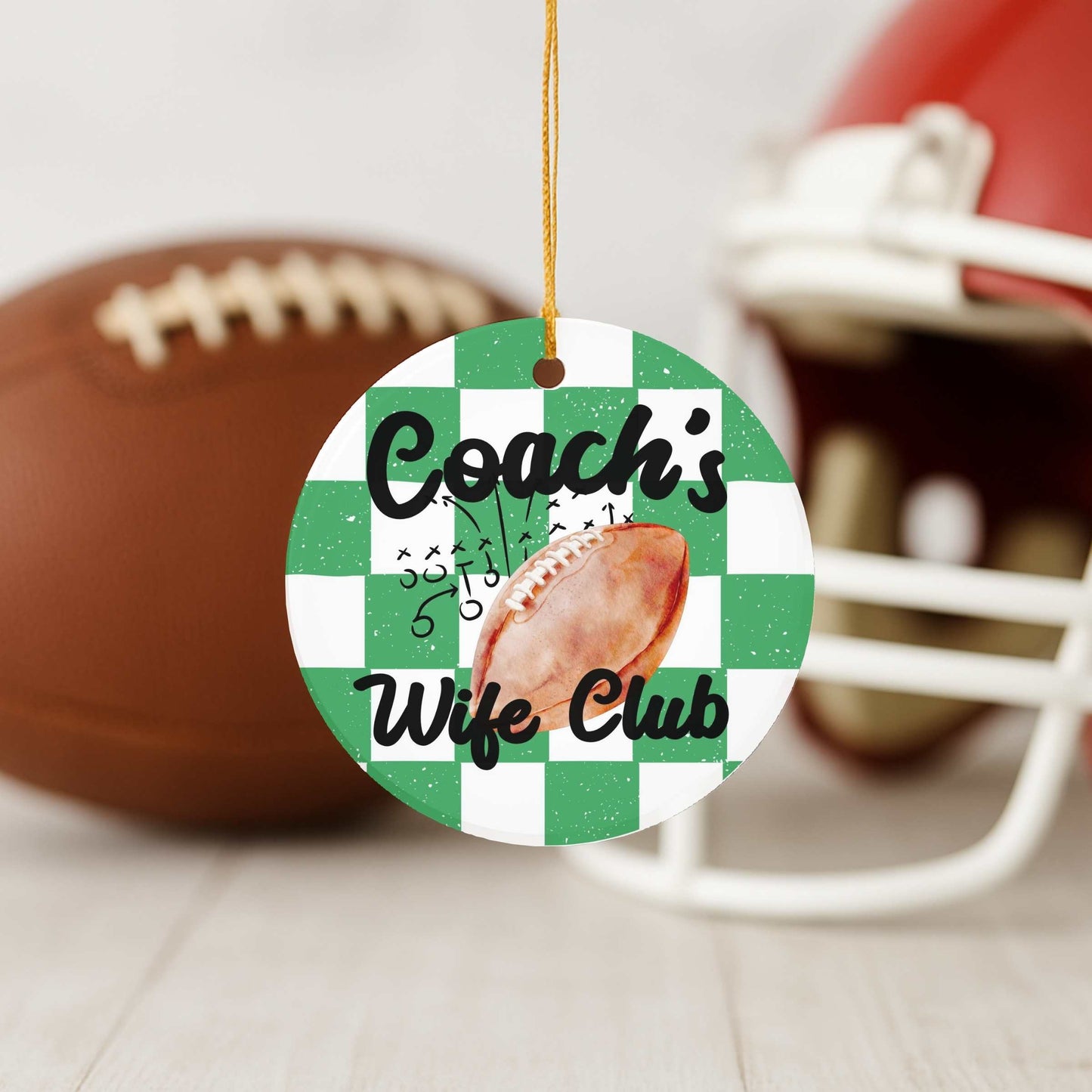 Coach's Wife Club Ornament