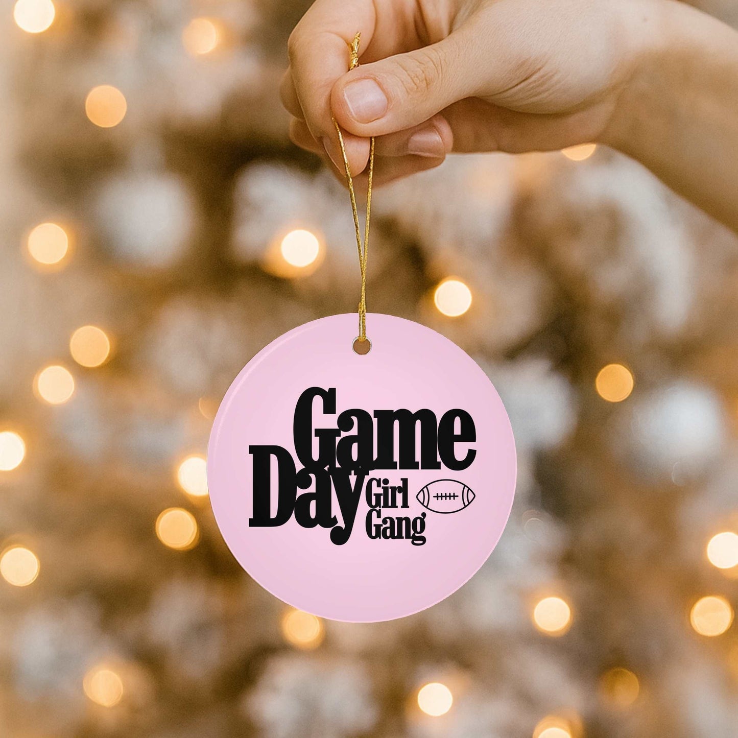 Game Day Girl Gang Ornament
