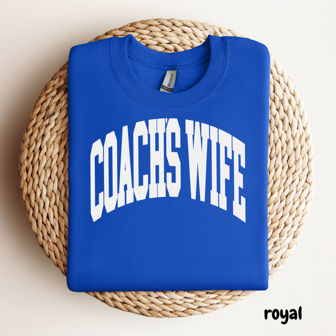 Varsity Coach's Wife- LONG SLEEVE TEE/SWEATSHIRT (PREORDER)