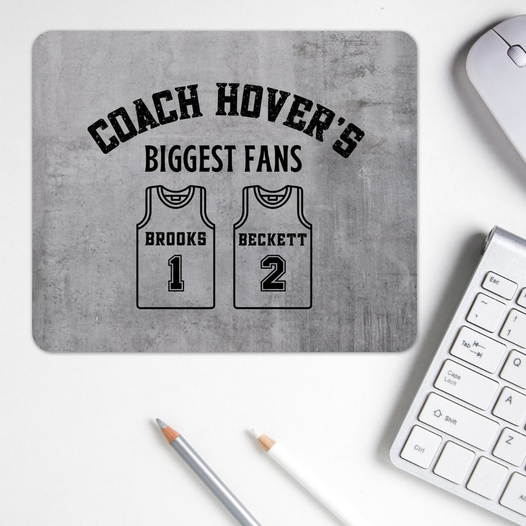 Dad Basketball Coach Mousepad- Coach Gift Idea