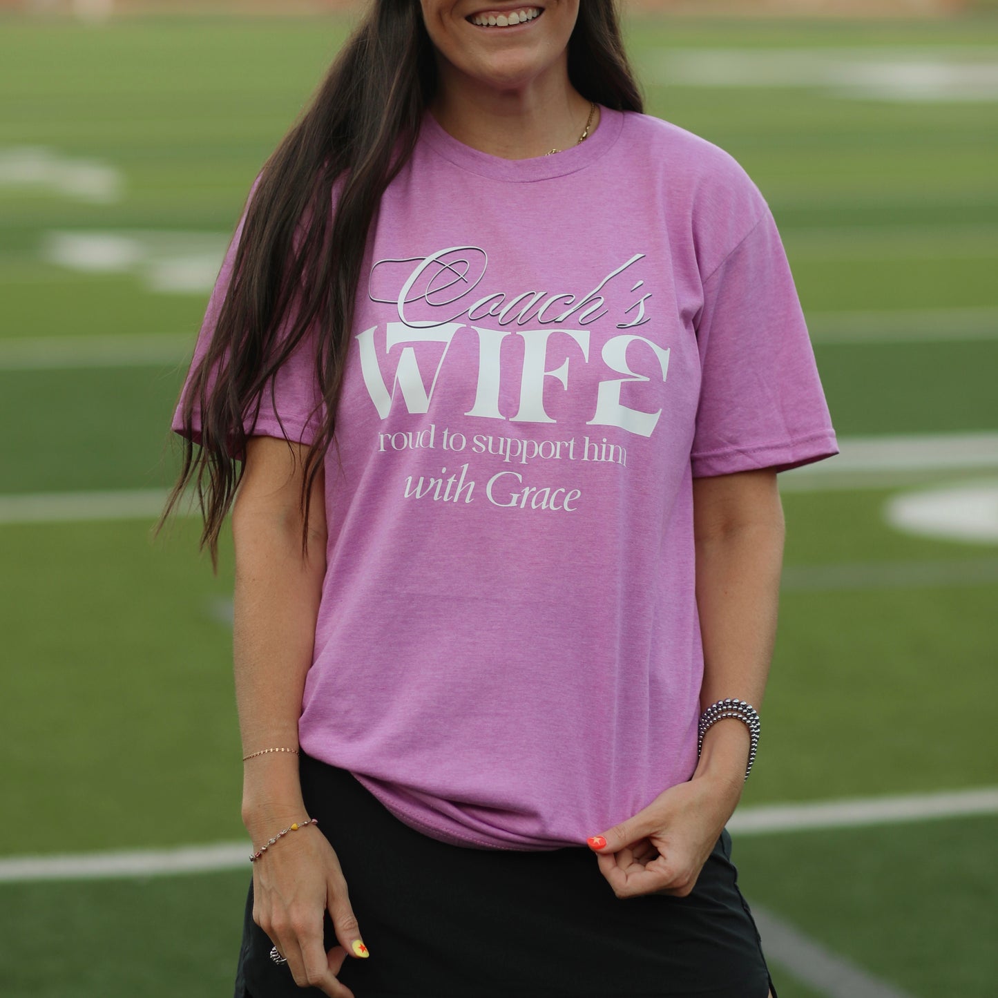 Proud to Support Him with Grace Tee