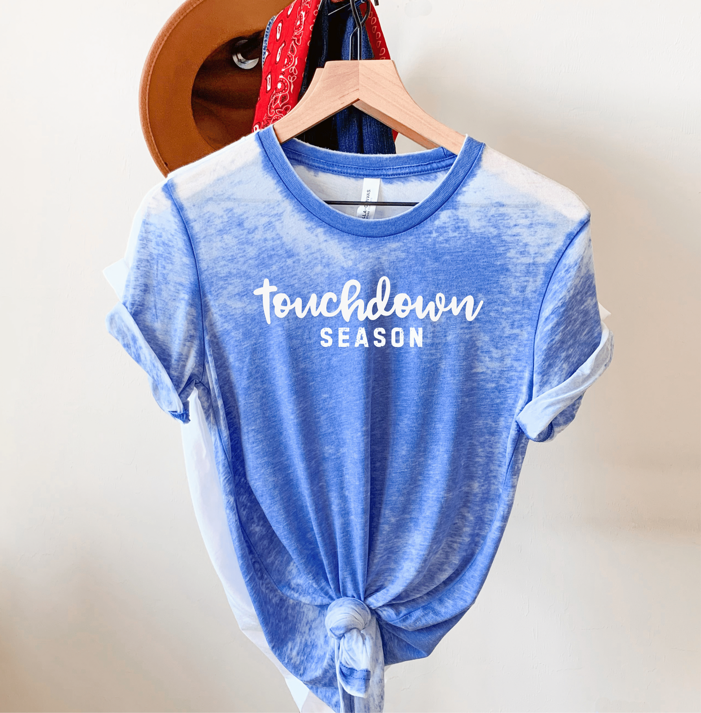 Touchdown Season Acid Wash Tee