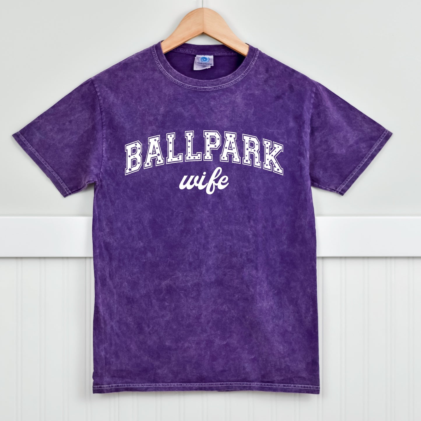 Ballpark Wife Washed Mineral Tee