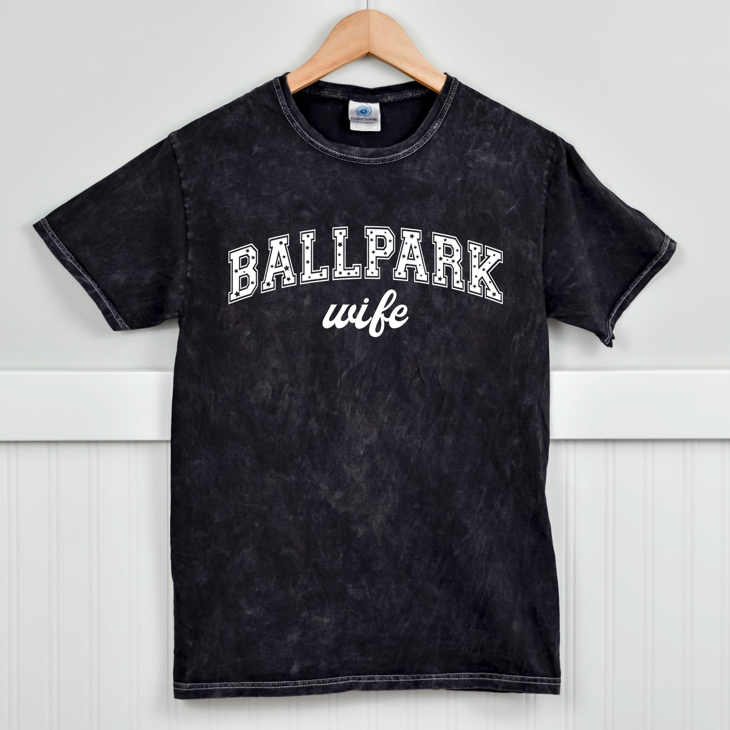 Ballpark Wife Washed Mineral Tee