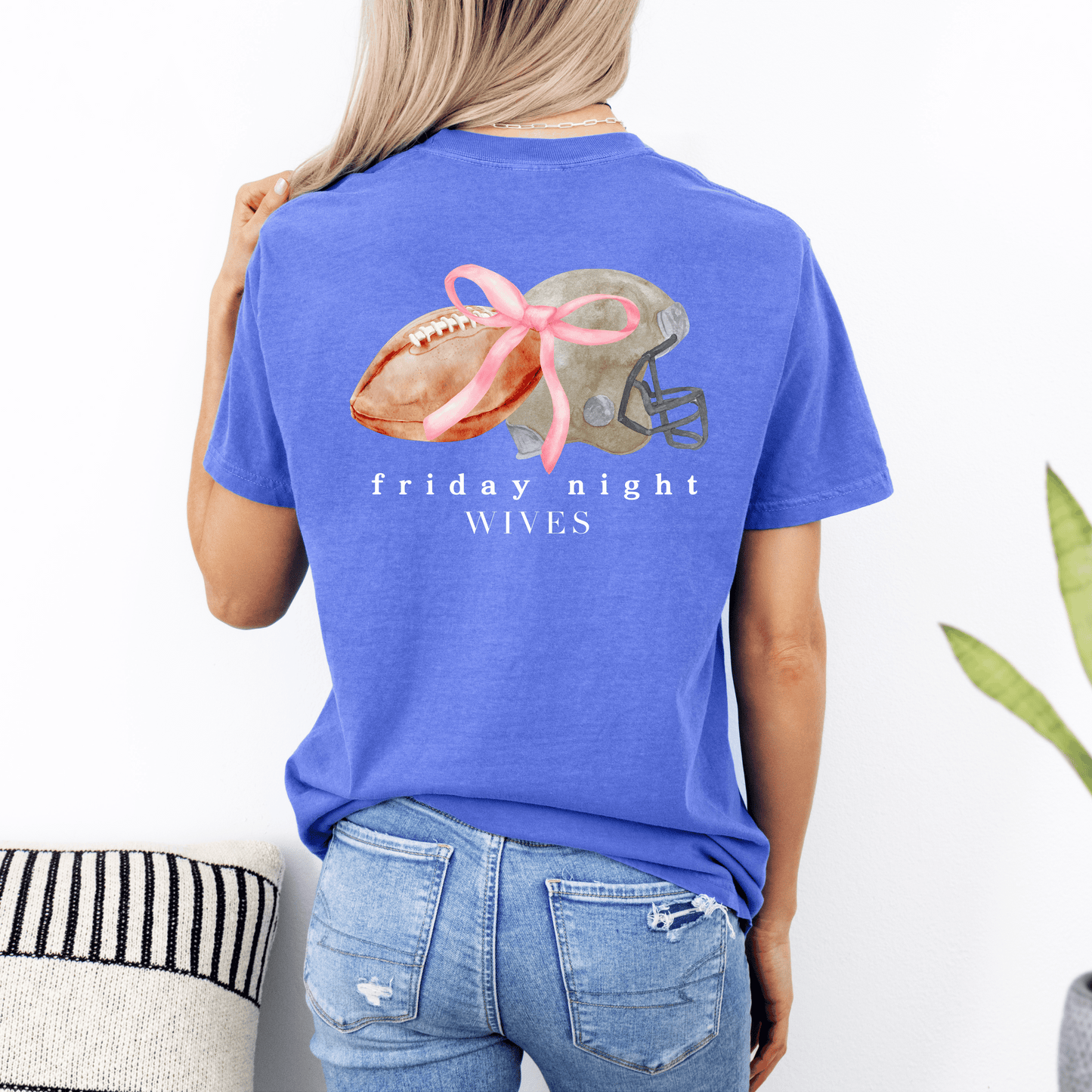 FNW Watercolor Bow Tee