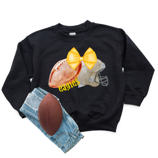 Kid's Mascot Crewneck with Bow