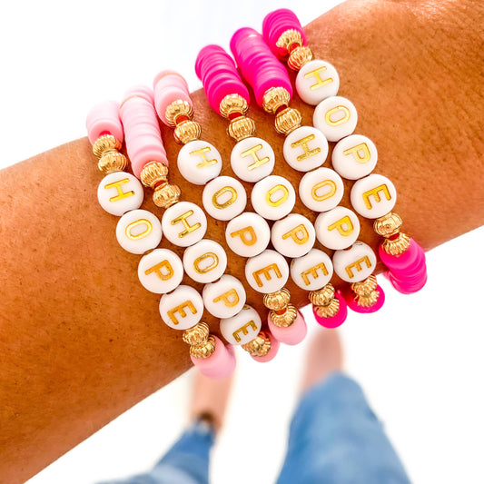 Pink Hope Bracelet - Breast Cancer Fundraiser (PREORDER)